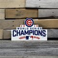 Authentic Street Signs Authentic Street Signs 94058 12 in. Chicago Cubs World Series 2016 Steel Logo 94058